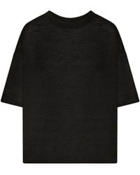 Roberto Collina - Crwneck Short Sleeves - Lyst