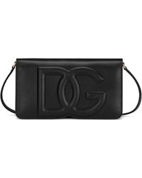 Dolce & Gabbana - DG logo phone bag - Lyst