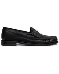 Celine - Triomphe Luco Loafers In Polished Bulls Leather - Lyst