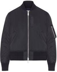 Sacai - Nylon Bomber Jacket With Zip - Lyst