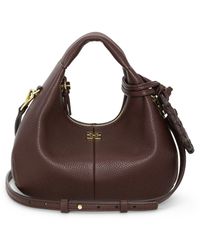 Ganni - Hobo Mini Grained Bag - Lyst