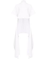 Alaïa - Asymmetric Cotton Jersey T-Shirt - Lyst