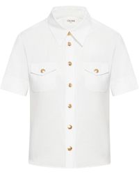 Celine - Chelsea Shirt In Cotton Flat - Lyst