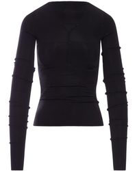 Rick Owens - Fitted Temple Top With V-neck Back - Lyst