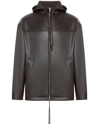 Bottega Veneta - Nappa Leather Zip Jacket - Lyst