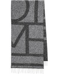 TOTEME - Sciarpa in jacquard con monogram - Lyst