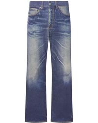 Our Legacy - Jeans Third Cut Con Stampa Denim Effetto Trompe-L'Œil - Lyst