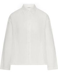 Transit - Linen Shirt With Classic Collar - Lyst