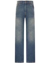 Miu Miu - Five Pocket Straight Leg Jeans - Lyst