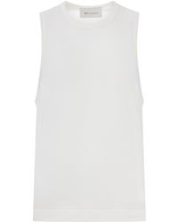 Ami Paris - Cotton Top With Ami De Coeur Embroidery - Lyst