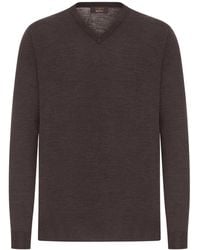 Zanone - V-Neck Sweater - Lyst