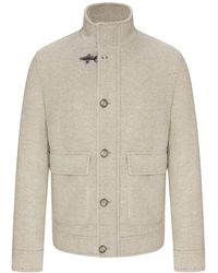 Fay - Wool Bomber Jacket - Lyst
