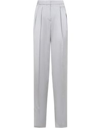 Giorgio Armani - Silk Trousers - Lyst