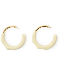 Sunnei - Rubberized Hoop Earrings - Lyst