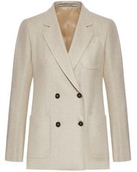 Tagliatore - Donna Parigi Double-Breasted Silk Jacket - Lyst