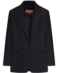 Max Mara - Single-Breasted Cady Blazer - Lyst