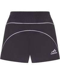 Balenciaga - Techwear Shorts In Soft Technical Fabric - Lyst