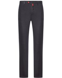 Kiton - Tailored Wool Trousers - Lyst