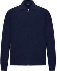 Nome G - Cashmere Jacket With Zip - Lyst
