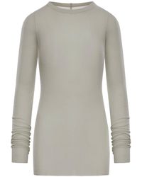 Rick Owens - Ribbed Sweater - Lyst