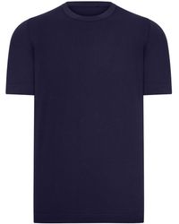 Nome G - Short-sleeved Cotton Knitted T-shirt - Lyst