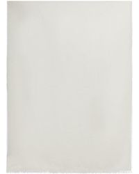 Max Mara - Vetusta Wool And Silk Scarf With Jacquard Logo - Lyst