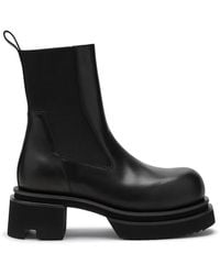 Rick Owens - Bogun Leather Ankle Boots - Lyst
