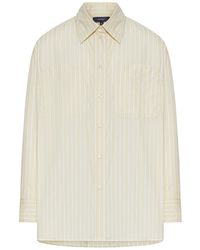 Soeur - Oversized Cotton Shirt With Patched Pocket - Lyst