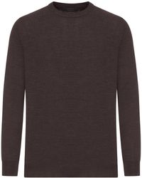 Zanone - Crew Neck Sweater - Lyst