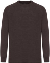 Zanone - Crew Neck Sweater - Lyst