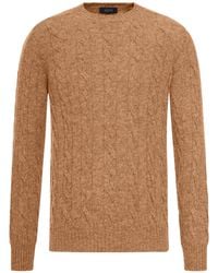 Nome G - Shetland Wool Cable-Knit Crewneck - Lyst