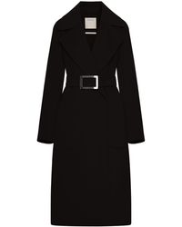 Sportmax - Pure Wool Robe Coat - Lyst