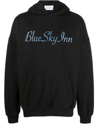 BLUE SKY INN - Cotton Sweatshirt With Logo - Lyst
