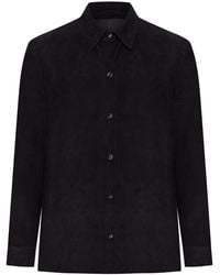 Salvatore Santoro - Suede Overshirt - Lyst