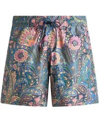 Etro - Floral Paisley Pattern Swimsuit - Lyst