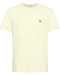 Maison Kitsuné - Fox Head Patch Regular Tee Shirt - Lyst