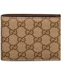 Gucci - Bi-Fold Gg Essence Classic Wallet - Lyst