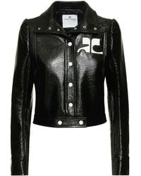 Courreges - Courrèges Vinyl Reedition Jacket - Lyst