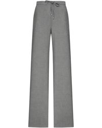 Max Mara - Wool Drawstring Trousers - Lyst