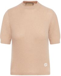 Gucci - Short-sleeved Crew-neck Sweater - Lyst