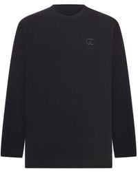 Gucci - Cotton Jersey T-shirt With Embroidered Logo - Lyst