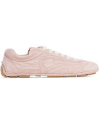 Prada - Sneakers montecarlo re-edition 2005 in pelle scamosciata e re-nylon - Lyst