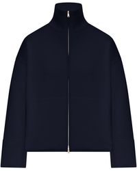 Max Mara Pure - High Neck Sweatshirt With Zip - Lyst