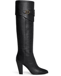 Celine - Wiltern Riding Boot With Triomphe Logo In Calf Leather - Lyst