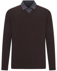 Roberto Collina - Cotton Piquet Polo Shirt - Lyst