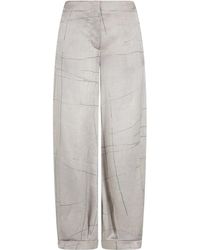 Giorgio Armani - Wide-Leg Trousers - Lyst