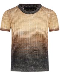 Roberto Collina - Lurex T-shirt - Lyst