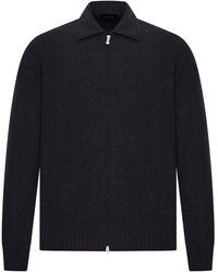 Nome G - Cashmere Jacket With Zip - Lyst