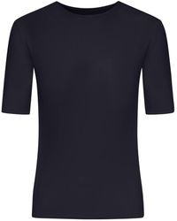 Jil Sander - Short-sleeved Crepe T-shirt - Lyst