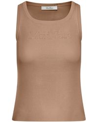 Max Mara Pure - Viscose Crêpes Top - Lyst